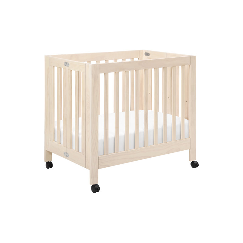 BABYLETTO Origami Mini Crib WASHED NATURAL